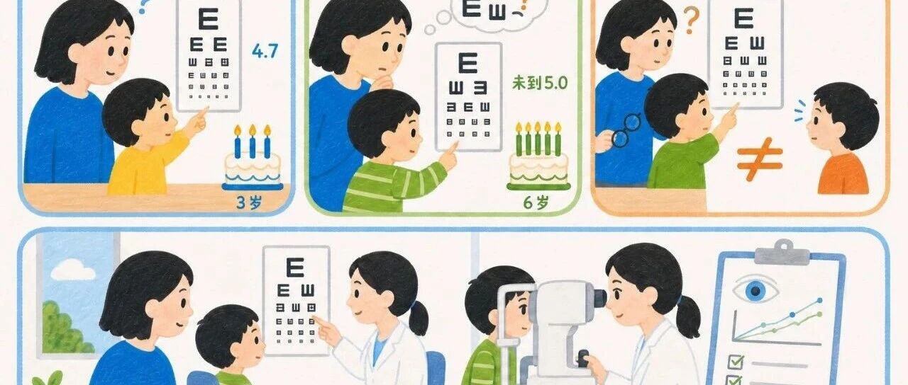 孩子视力多少才算正常？近视越来越低龄化，家长赶紧自查！