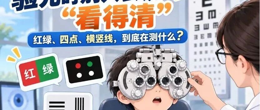 验光时别猜“标准答案”：红绿、四点、横竖线到底在测什么？
